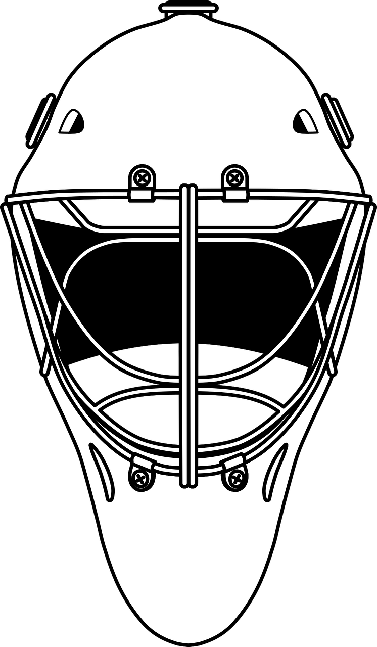 Hockey,hockey Helmet,mask, - Goalie Mask Svg (746x1280), Png Download