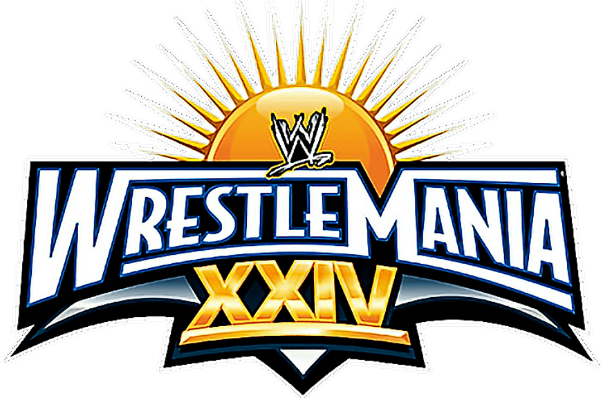 Wwe Sticker - Wwe Wrestlemania 24 Logo (1024x575), Png Download
