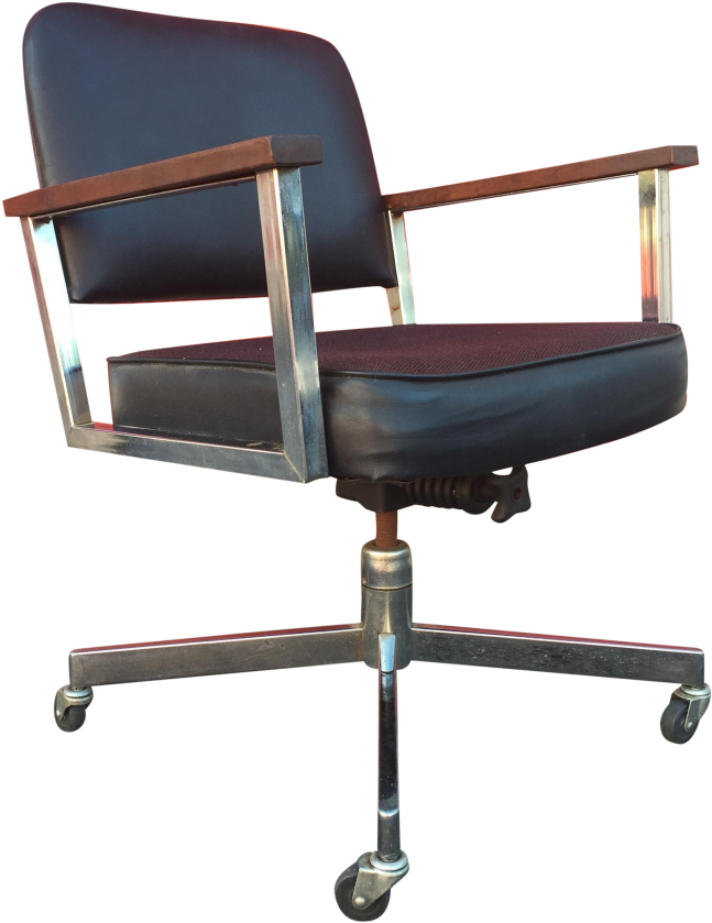 Casters Best Office Chair Comfortable Office Chair - Mid Century Office Chair (936x936), Png Download