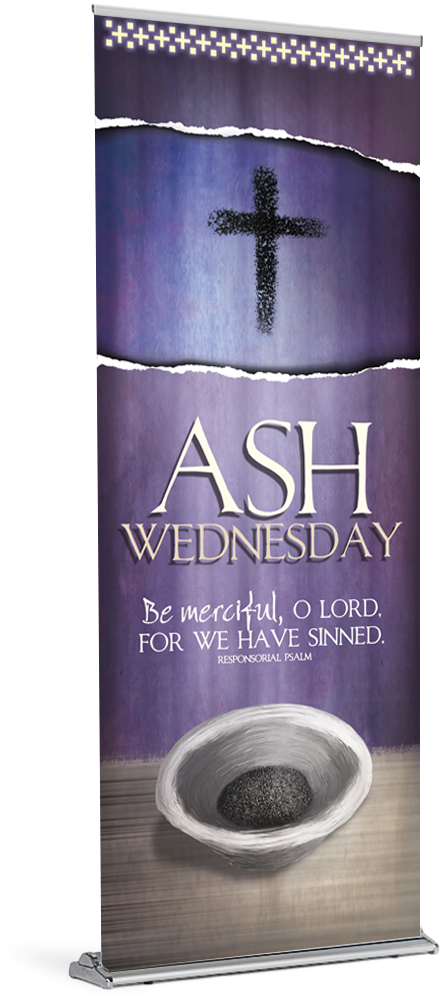 Our Lenten Banners Are Available - Ash Wednesday Banners (750x1050), Png Download