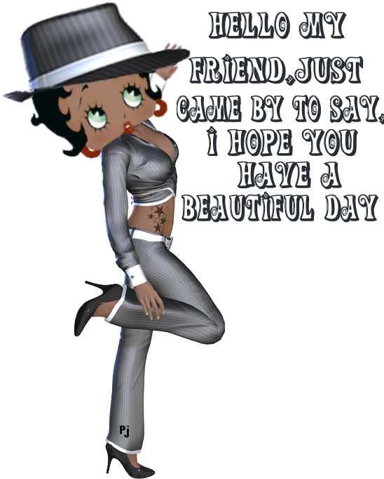 Betty Boop, Have A Beautiful Day - Betty Boop Have A Great Day (550x750), Png Download