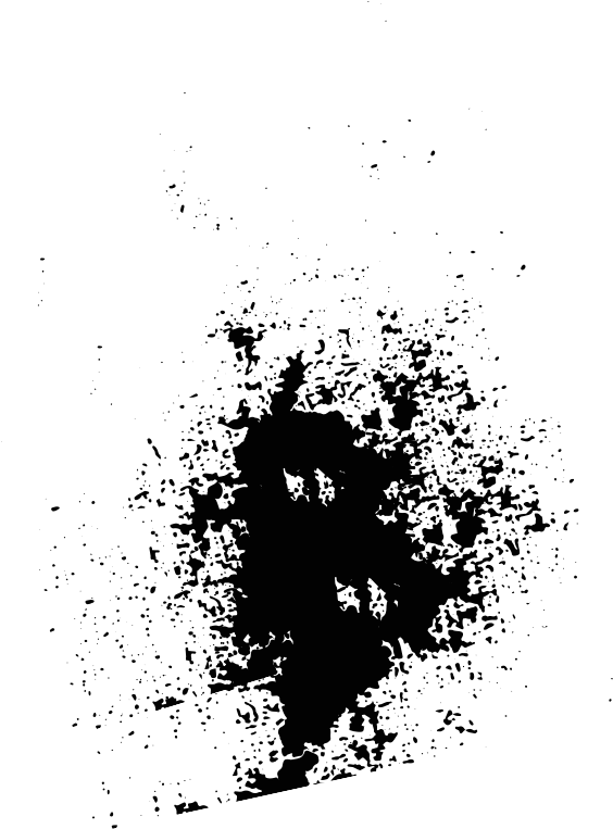 Splash - Monochrome (1237x1167), Png Download