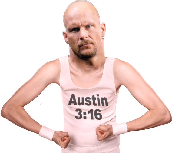 Stone Cold Steve Austin Wwe Wrestling Photoshop Crimes - Skinny White People (700x504), Png Download