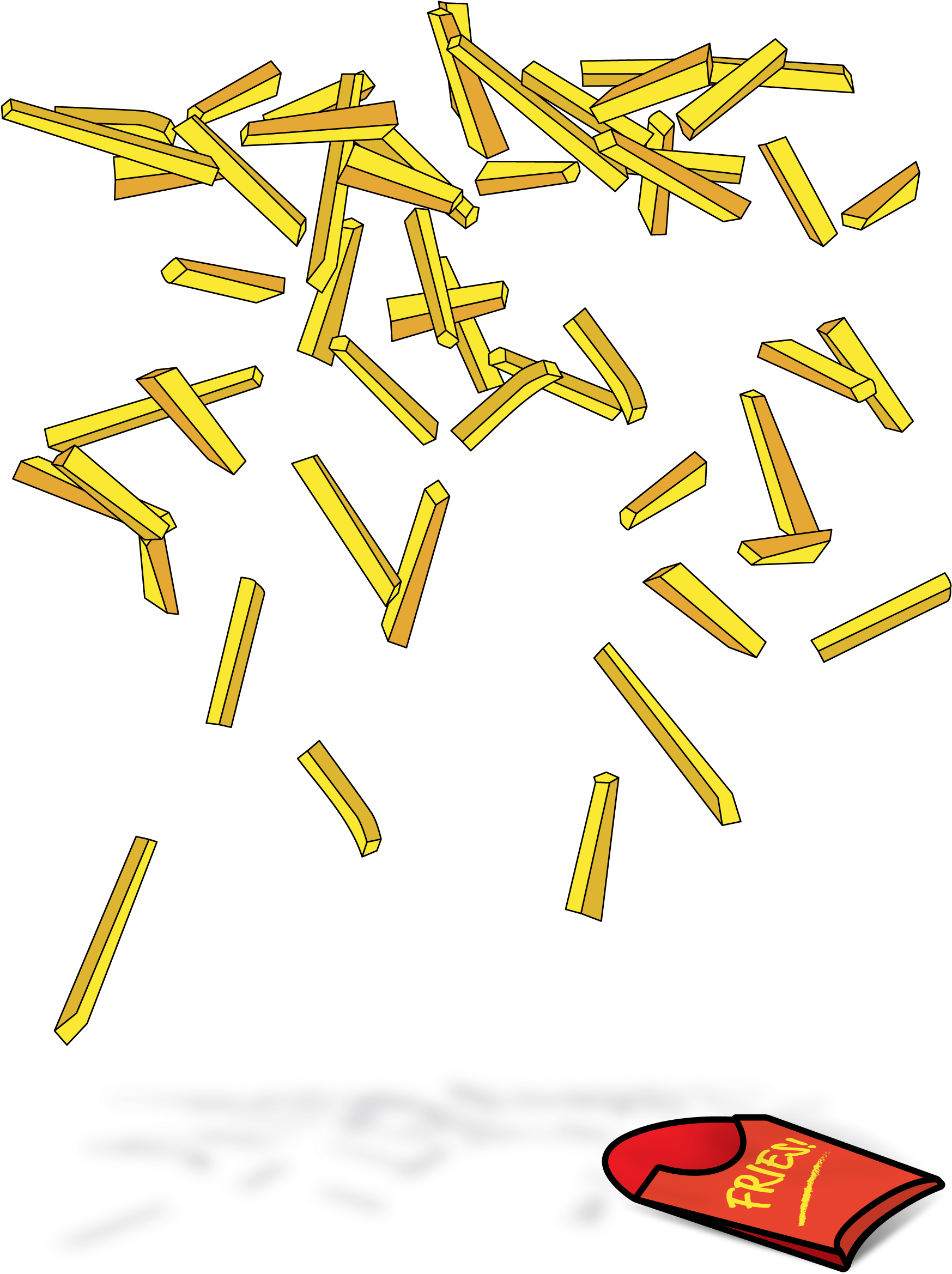 French Fry Fiasco Tank Top (1801x2401), Png Download