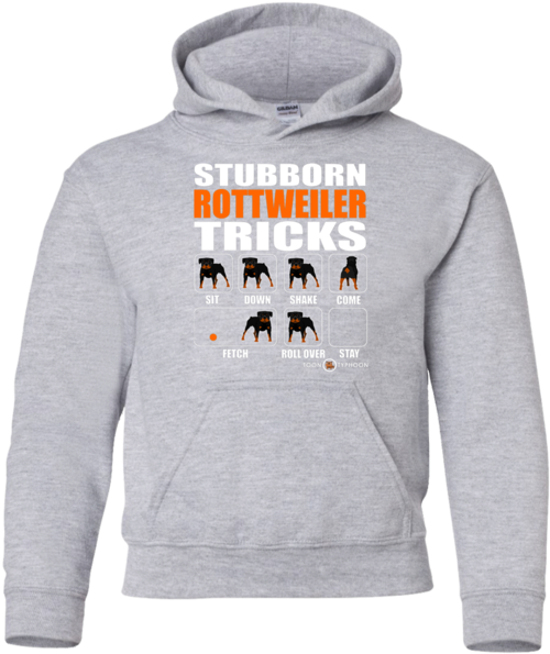 Cartoon Like Custom Rottweiler T-shirt - Sweatshirt (600x600), Png Download