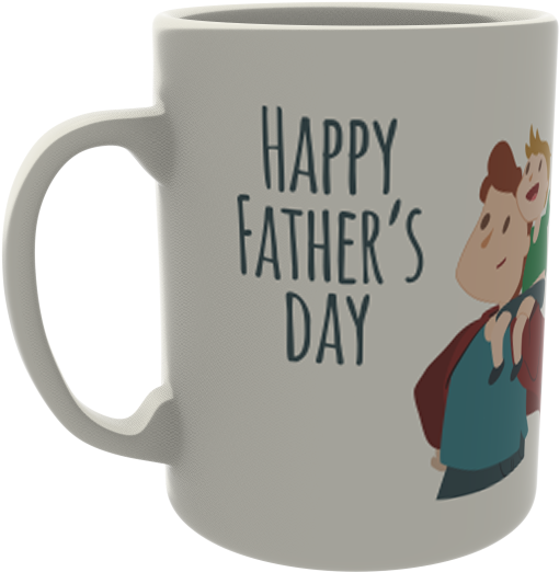 Happy Fathers Day - Coffee Cup (600x760), Png Download