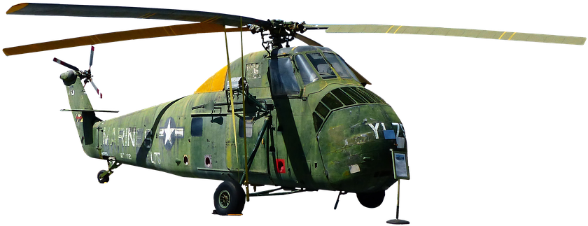 Helicopter, Combat, Age, Museum, Old, The Story - Helicopter Rotor (960x539), Png Download