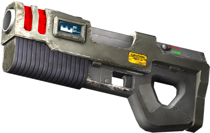 X-laser Gun - Assault Rifle (1000x500), Png Download