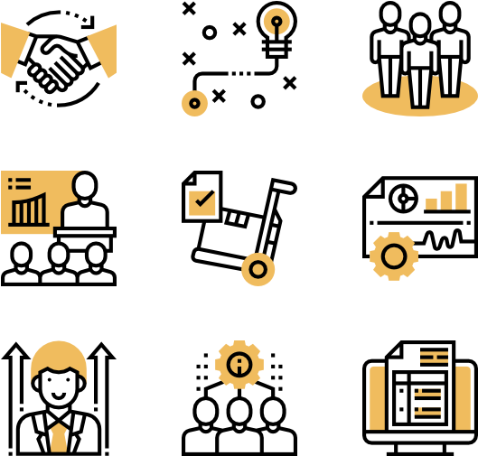 Business Management - Research Cartoon Icon Png (600x564), Png Download