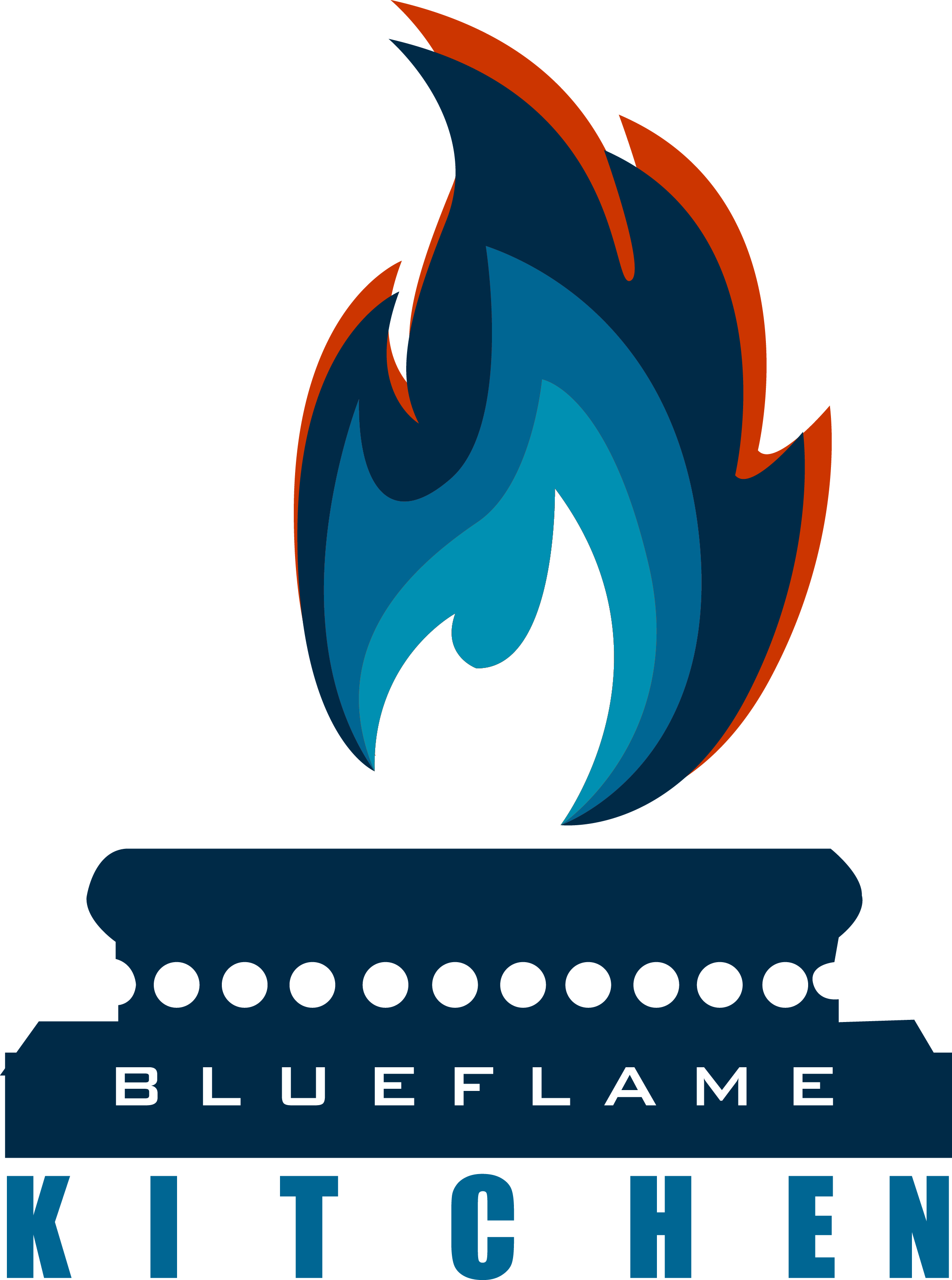 #blueflamekitchen - Illustration (2210x2972), Png Download