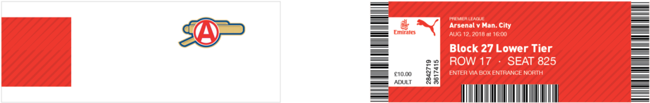 Arsenal Stationary-10 (1000x400), Png Download