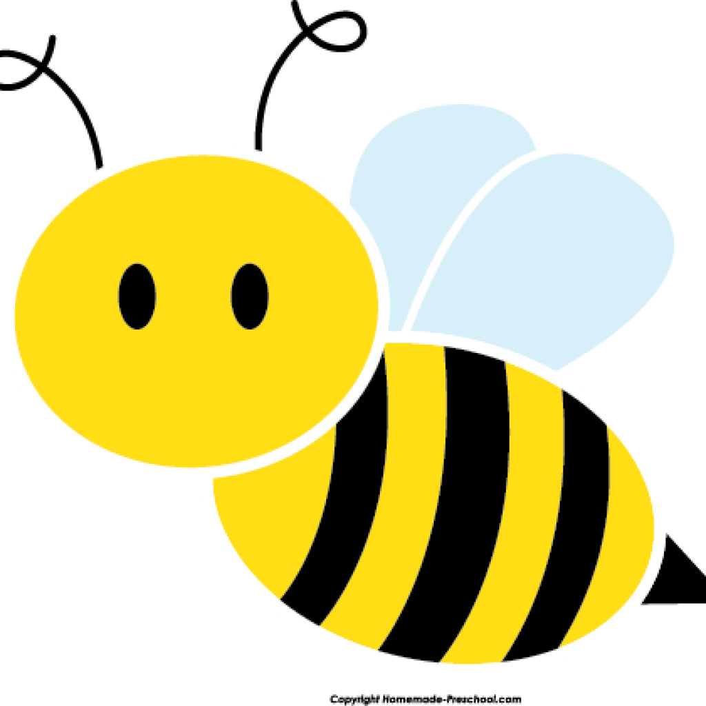 Bumble Bee Clipart Cute Bee Clipart Clipart Panda Free - Bee Clipart (1024x1024), Png Download