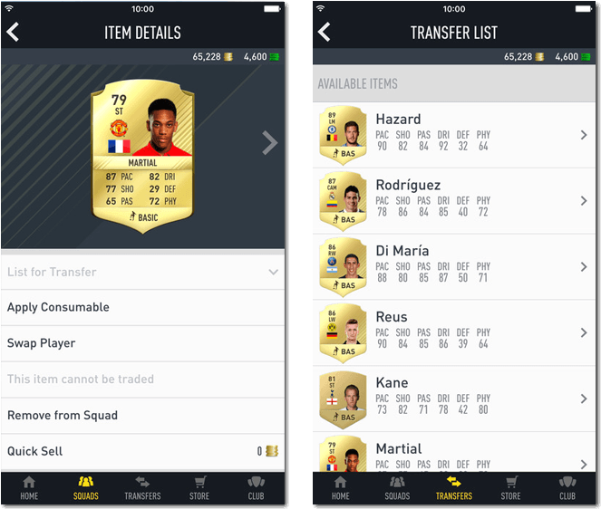 Pantallas De La App Fifa 17 Companion - Fifa 19 Companion App (800x568), Png Download