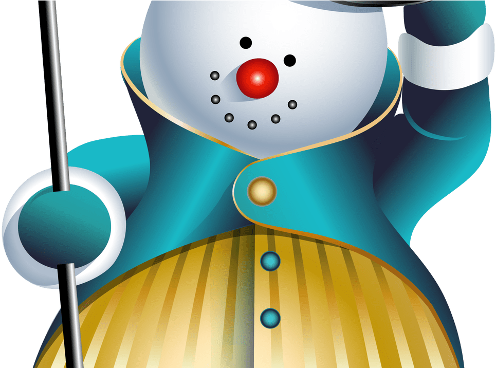Christmas Lights Clipart Simple Pencil And In Color - Muñeco De La Nieve En Png (1200x715), Png Download