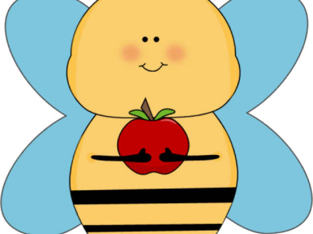 Cute Clipart Bee - Clip Art (640x480), Png Download