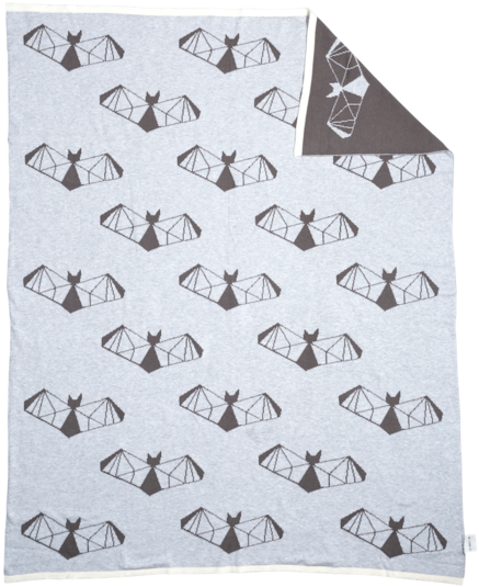 Knitted Blanket Bats - Raccoon (600x600), Png Download