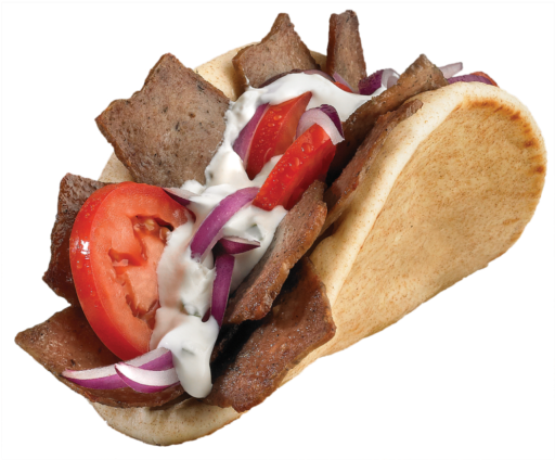Which Wich Gyro Sandwich - Chili Dog (1032x494), Png Download