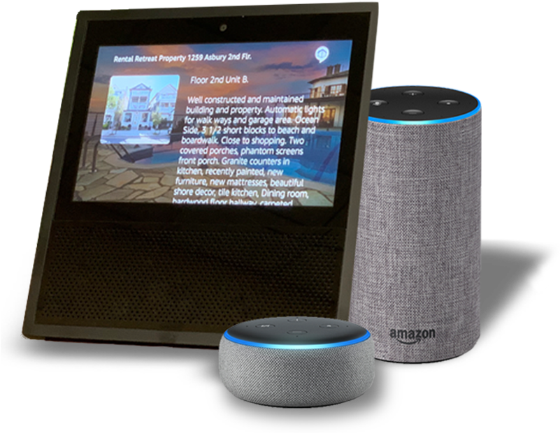 The Rental Retreat Amazon Alexa Skill Allows You To - Tablet Computer (800x650), Png Download