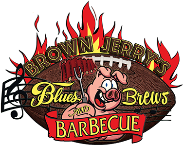 Brown Jerry's Blues Brews Barbecue Pacific Mo (593x593), Png Download
