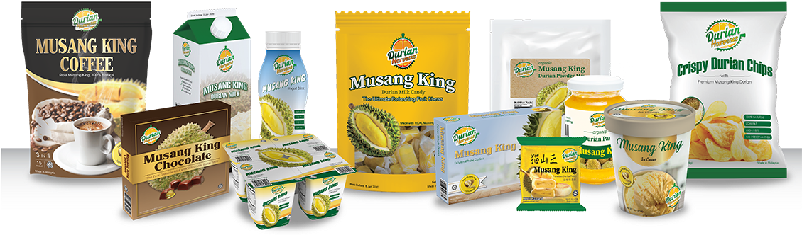 Durian Harvests Is Part Of The Plantations International - Food (1128x347), Png Download