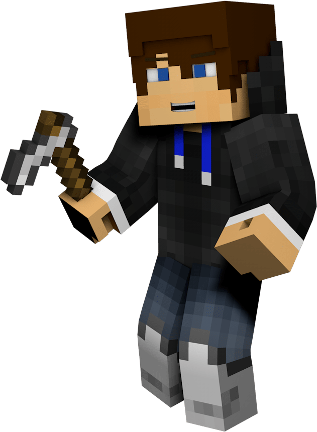 Minecraft Skin 3d Model (1920x1080), Png Download