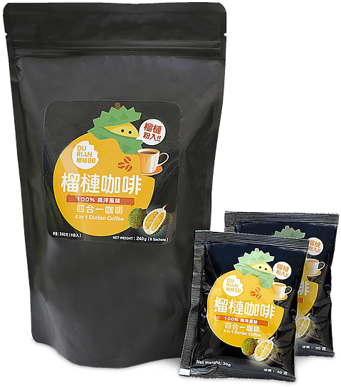 4 In 1 Durian Coffee - Potato Chip (593x591), Png Download
