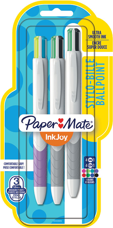 Paper Mate Inkjoy Gel Black (1000x1000), Png Download
