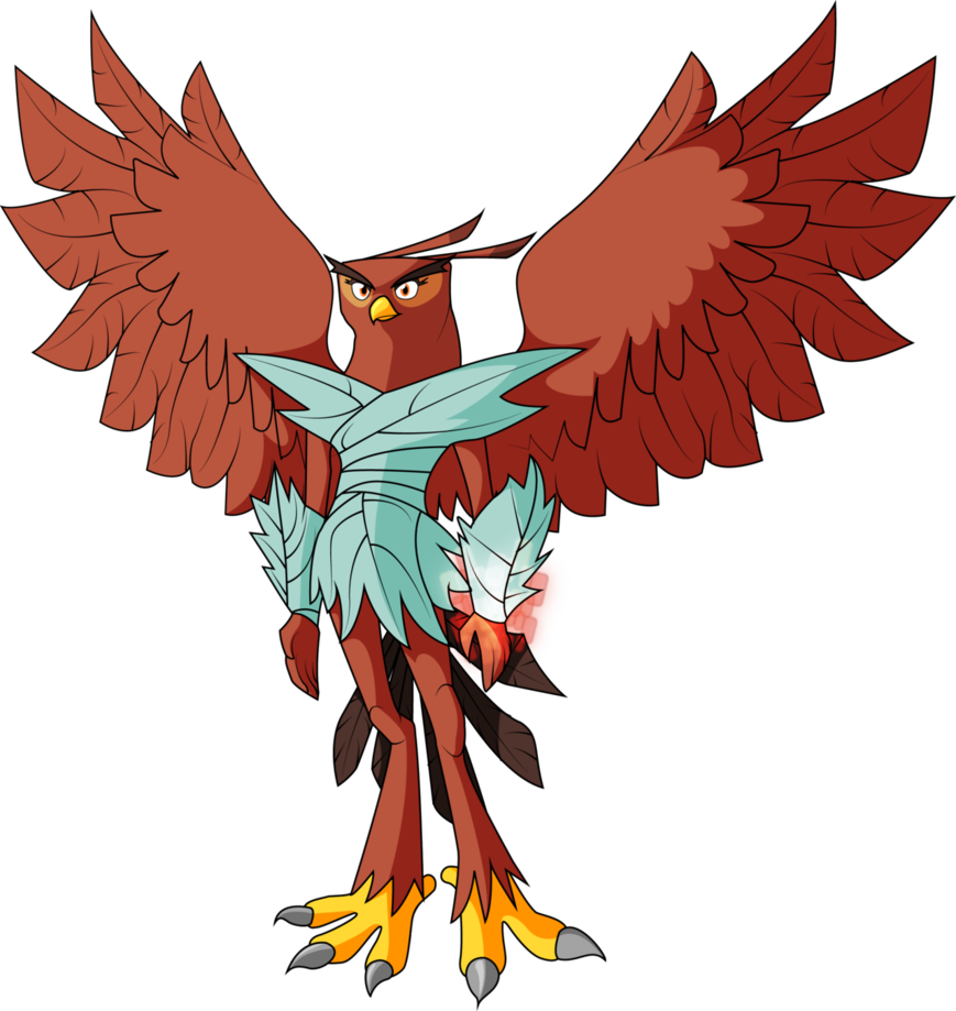 Bird Of Prey Clipart Angry Bird Movie - Angry Birds Epic Dahlia (869x919), Png Download