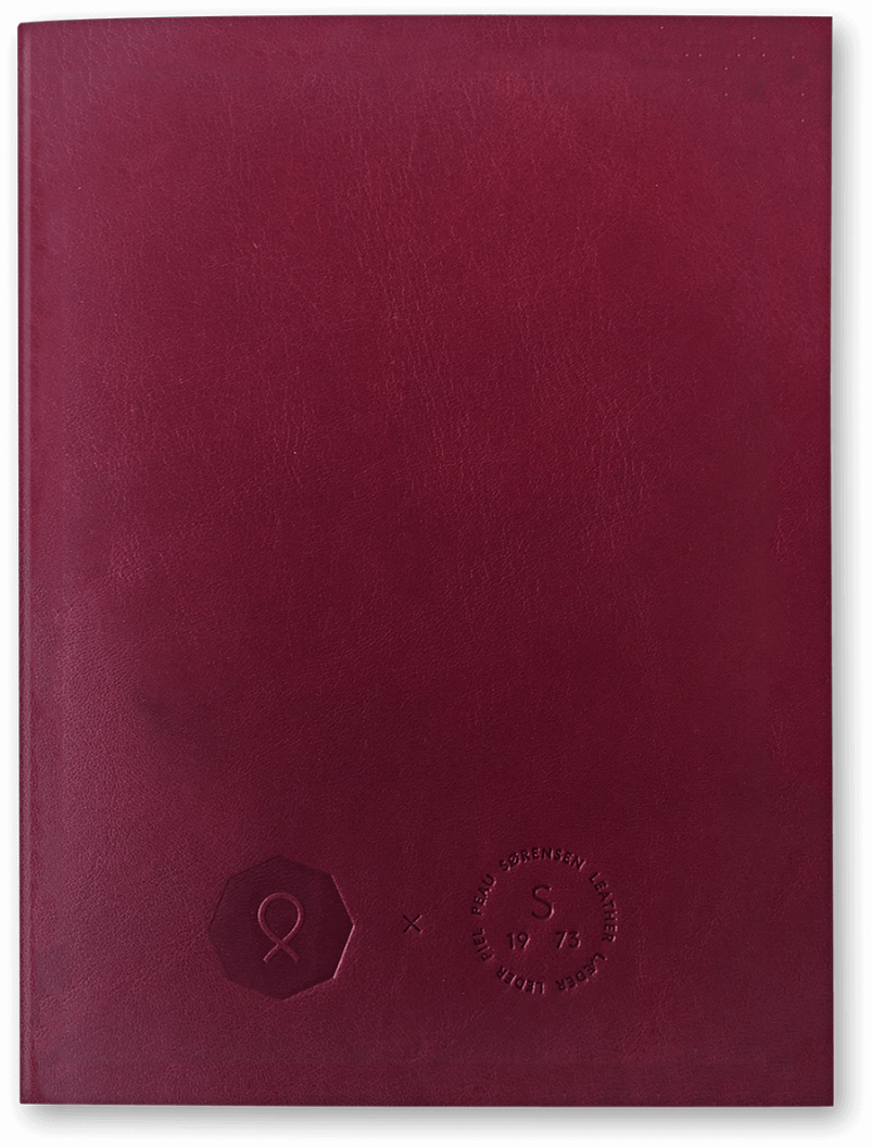 The Last Notebook Burgundy - Leather (802x1056), Png Download