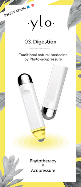Ylo Sante Digestion Pen 3 Phyto-acupressure - Graphic Design (592x600), Png Download