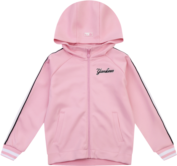 New York Yankees Girl's Big Logo Long Training Zip-up - Sweatshirt (750x750), Png Download