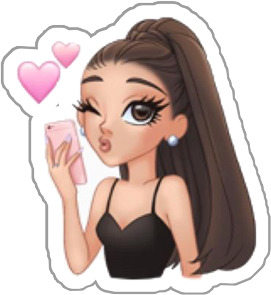 Arimoji Sticker - Ariana Grande Arimoji (1024x1024), Png Download