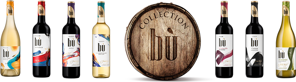 The Bu Collection Brings Great Pleasure To Your Table, - Vin Bu (1063x348), Png Download