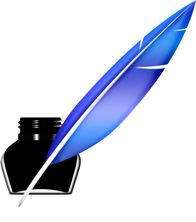 Graphic Black And White Download Paper Fountain Inkwell - Book And Pen Logo Png (1024x819), Png Download