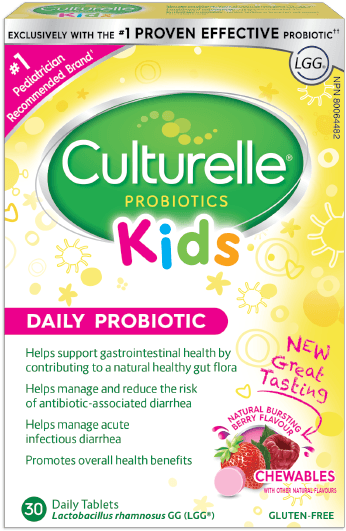 Culturelle® Probiotics Kids Daily Probiotic Berry Chewables - Health & Beauty (541x639), Png Download