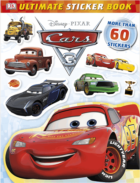 Cars 3 Sticker Book (600x600), Png Download
