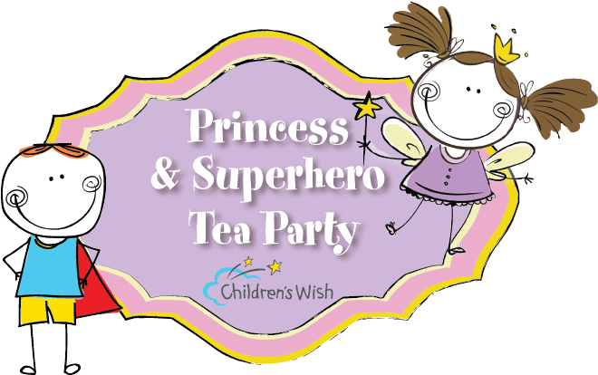 Nameprincess Superhero Tea Party - Children's Wish Foundation Of Canada (683x499), Png Download