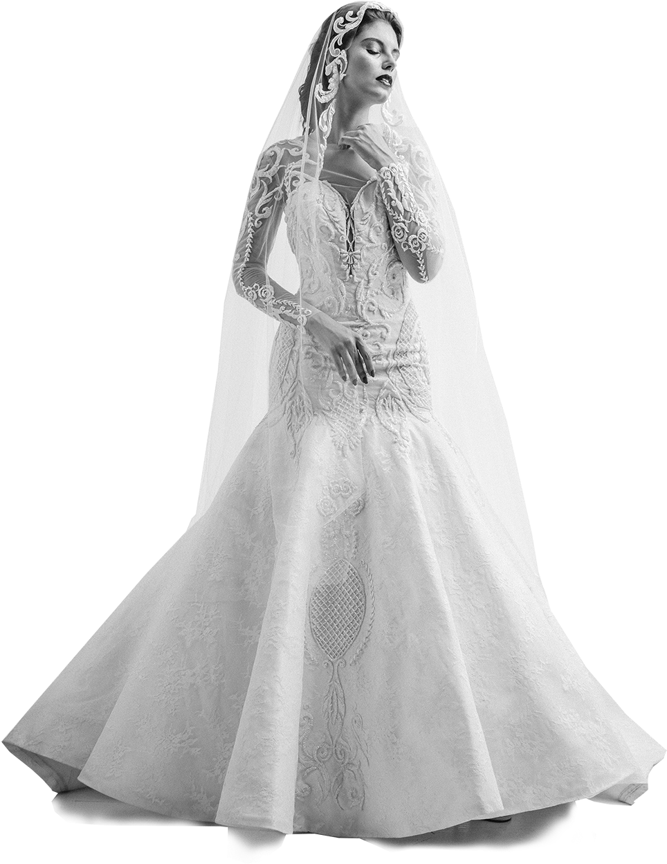 Bridal - Bride (1027x1306), Png Download