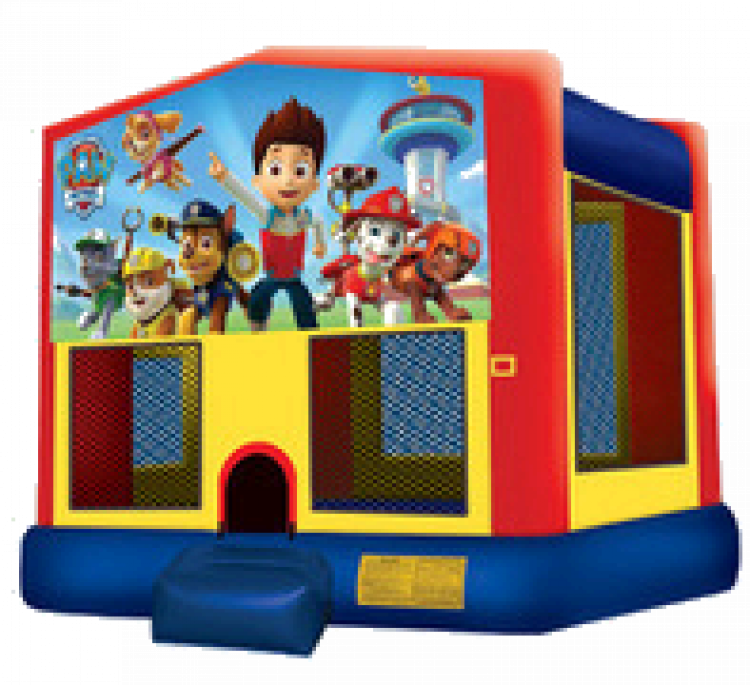 Paw Patrol Bounce House - Pj Mask Bounce House (750x685), Png Download