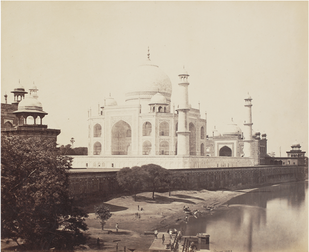 'taj Mahal, Agra' By Samuel Bourne, 1860s - Love Quotes About Taj Mahal (1024x520), Png Download