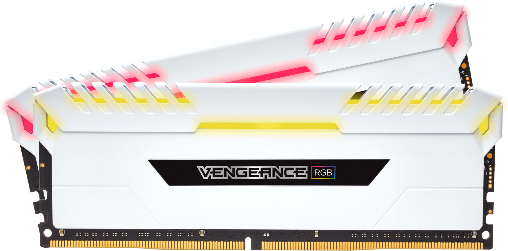 Corsair Vengeance® Rgb 32gb [3200mhz] C16 Memory Kit - Cmr16gx4m2c3000c16w (1800x923), Png Download