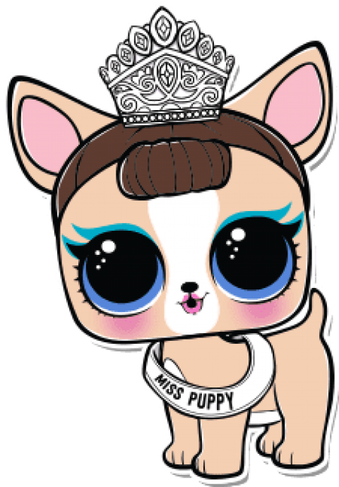 Free Png Download Miss Puppy Lol Png Images Background - Lol Surprise Pet Png (480x690), Png Download