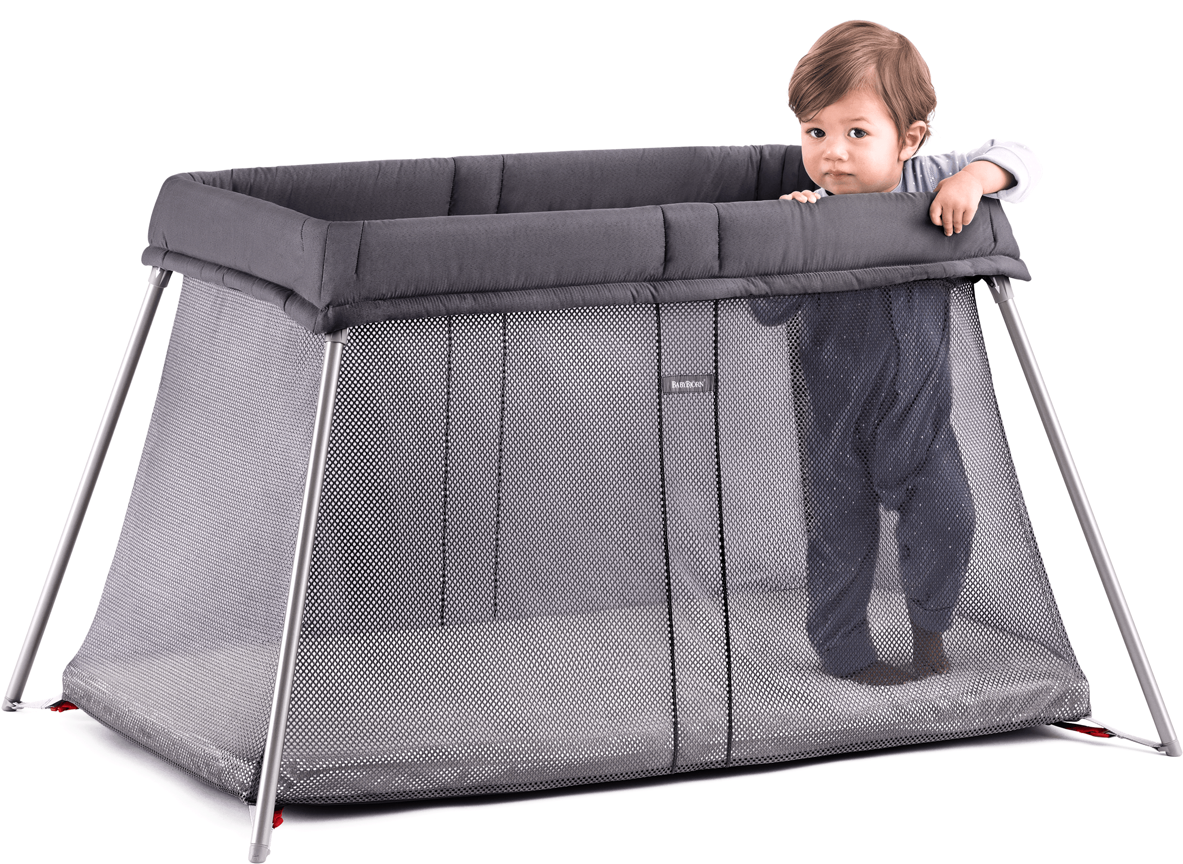 Travel Crib Easy Go - Baby Bjorn Travel Cot (2676x1992), Png Download