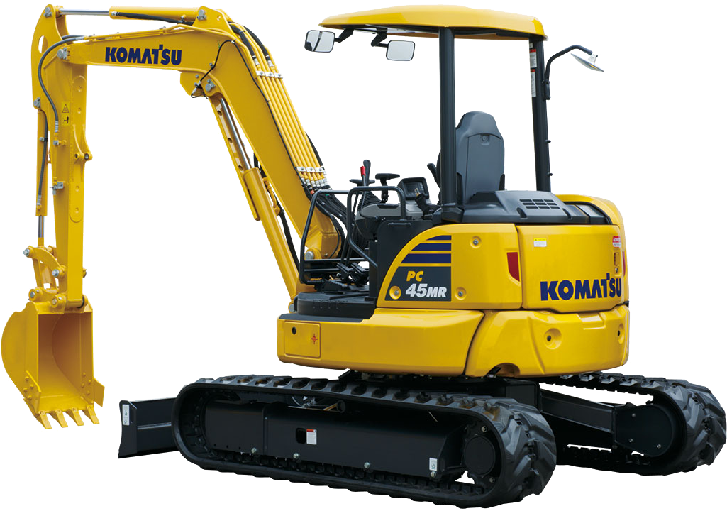 Pc45mr-5 - Komatsu Mini Excavators (1024x768), Png Download