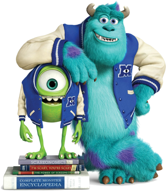 Monsters Inc Png - Mike Y Sulley En Monsters University (1024x640), Png Download