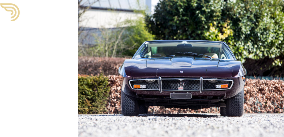 449935 Maserati Ghibli Ss Coupe 1971 Red Car For Sale - Maserati Khamsin (1200x449), Png Download