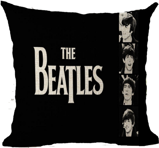 The Beatles Scatter Cushion Black - Beatles Apple Watch Face (800x800), Png Download