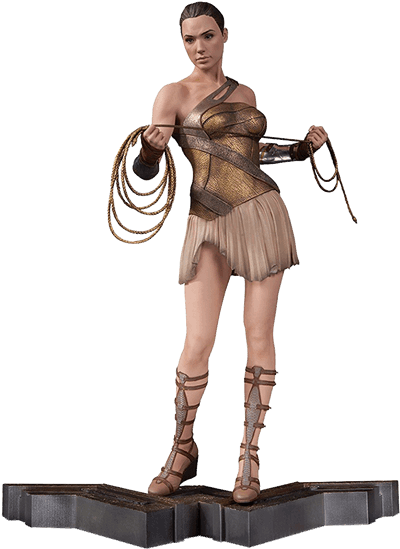 Wonder Woman Training Outfit Statue - Wonder Woman Movie Statue (600x600), Png Download