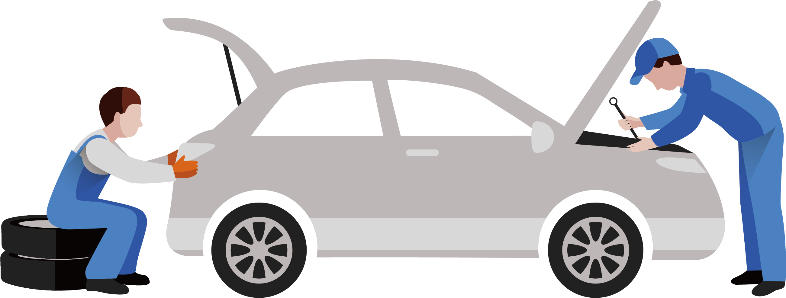 Car Daihatsu Automobile Repair Shop Auto Mechanic - Thợ Sửa Chữa Ô Tô (3021x1933), Png Download