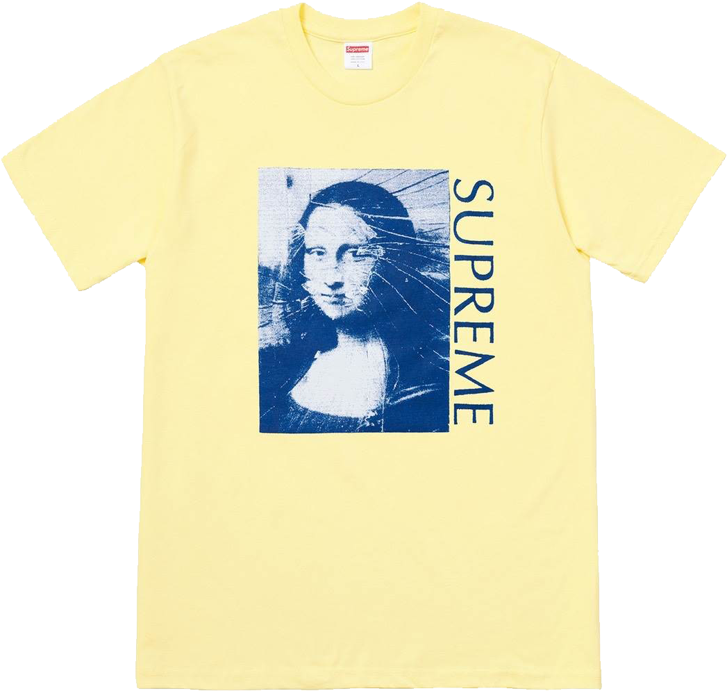 Supreme Mona Lisa Tee - Mona Lisa Supreme T Shirt (1440x1440), Png Download
